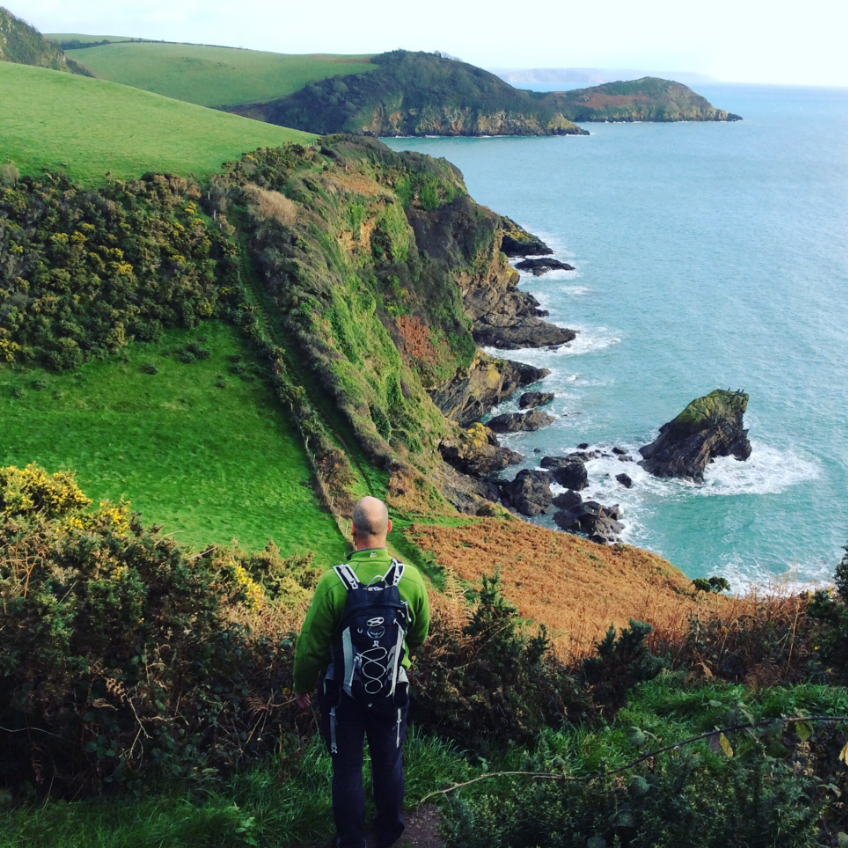 Taking a walk on the Cornish coast path